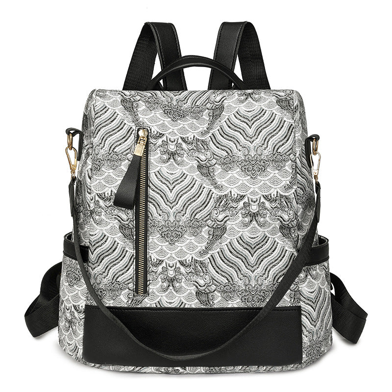 Unisex Rucksack Strukturierter Look Funktional 4