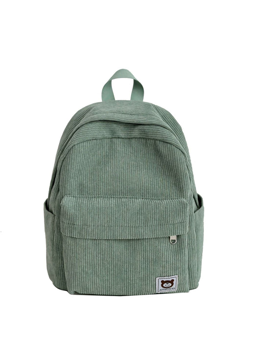 Unisex Rucksack im Cord-Stil mit praktischem Design 3