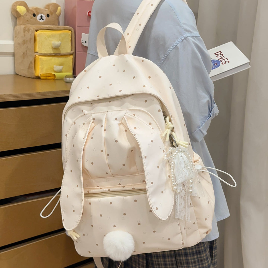 Unisex Rucksack mit Hasenmotiv Verspielt und Funktional 2