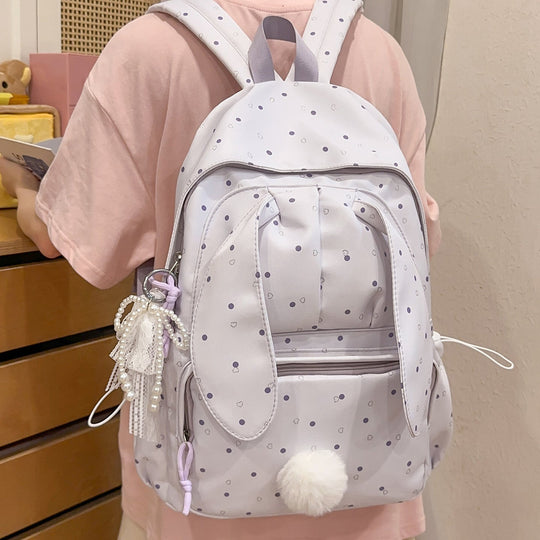 Unisex Rucksack mit Hasenmotiv Verspielt und Funktional 4