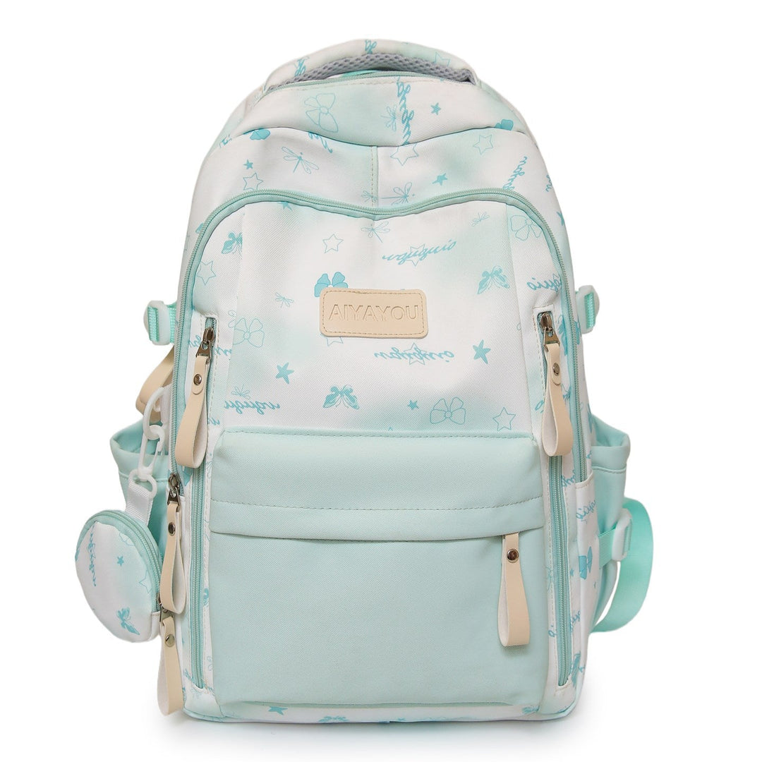 Unisex Rucksack mit Muster und praktischem Design 2