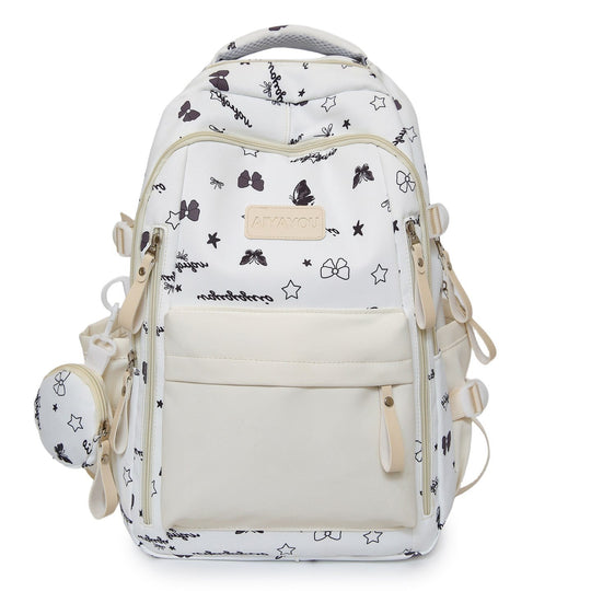 Unisex Rucksack mit Muster und praktischem Design 4