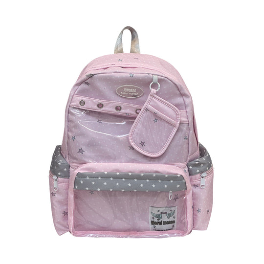 Unisex Rucksack mit Sternenmuster Verspielt und Praktisch 1