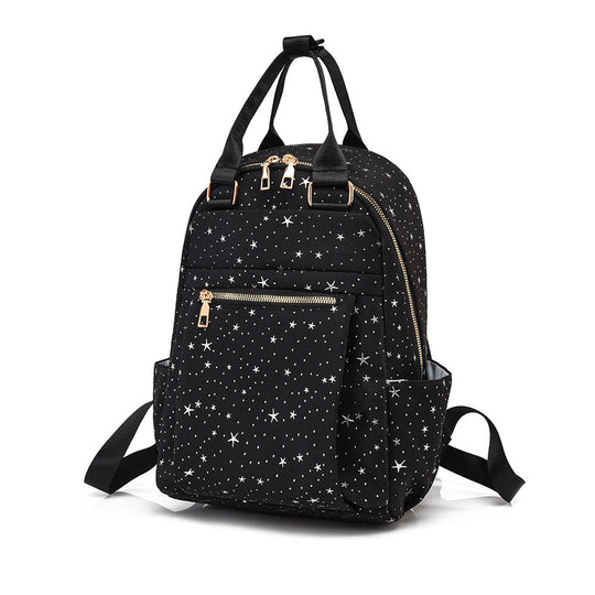 Unisex Rucksack mit Sternenmuster für Schule und Freizeit 1