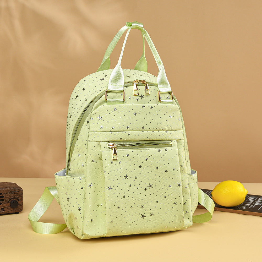 Unisex Rucksack mit Sternenmuster für Schule und Freizeit 2