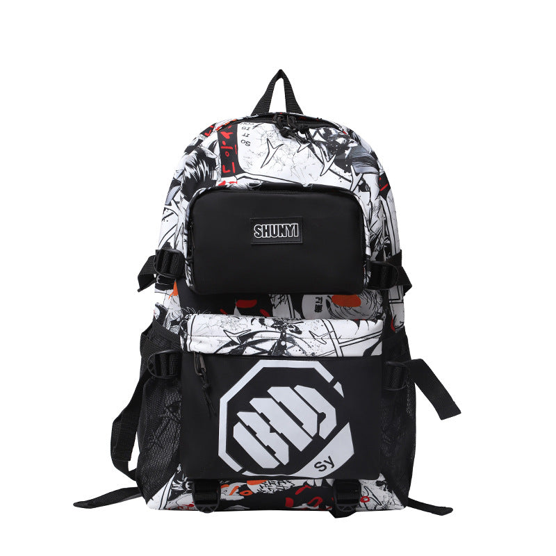 Unisex Rucksack mit modernem Grafikdesign 0