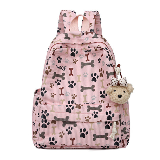 Unisex Rucksack mit verspieltem Haustiermotiv 1