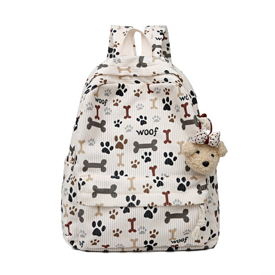 Unisex Rucksack mit verspieltem Haustiermotiv 2