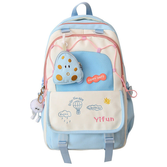 Unisex Rucksack mit verspielter Stickerei 1