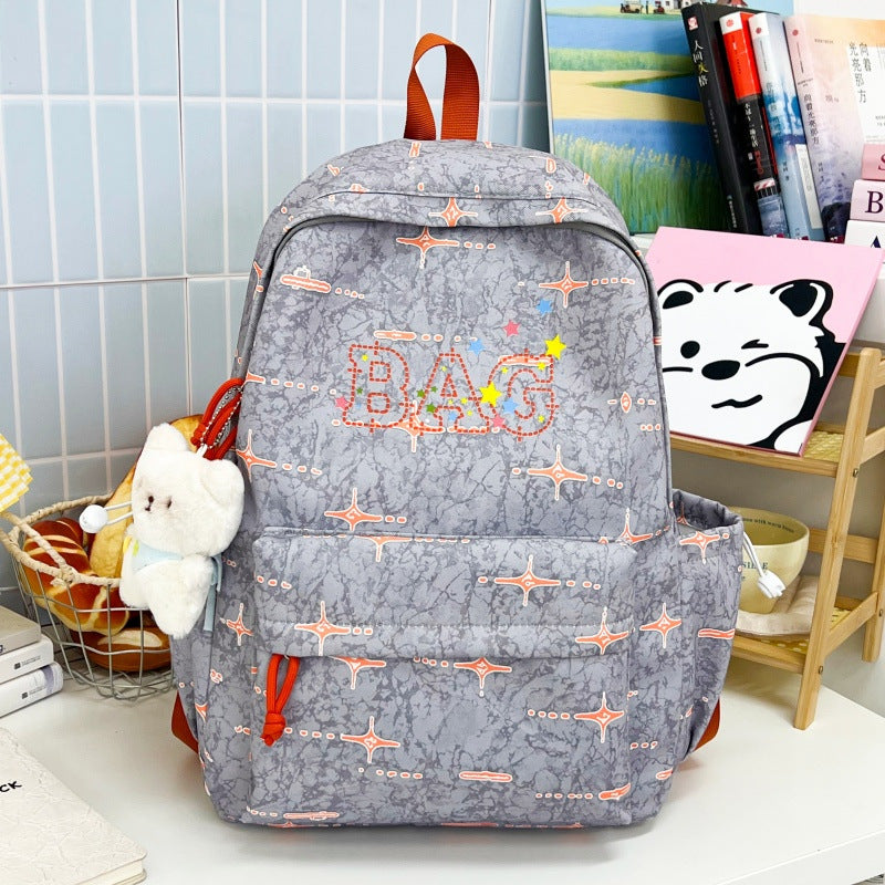 Unisex Schulrucksack mit auffälligem Grafikdesign 1
