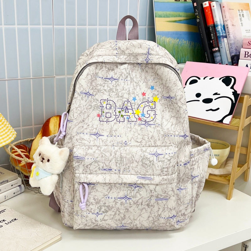 Unisex Schulrucksack mit auffälligem Grafikdesign 2