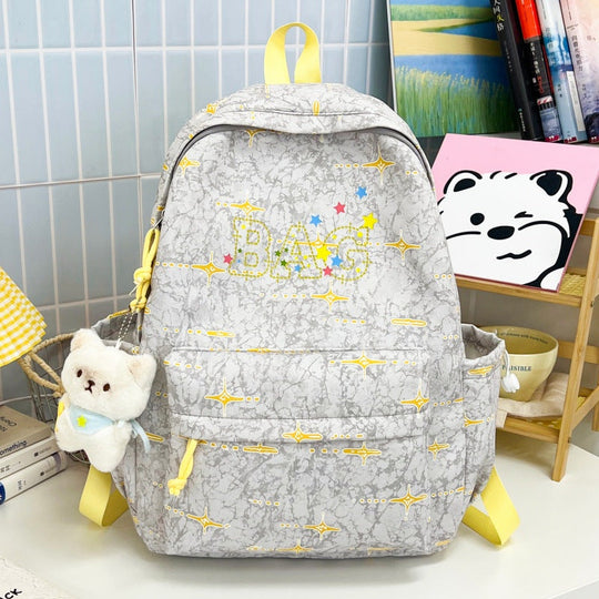 Unisex Schulrucksack mit auffälligem Grafikdesign 3