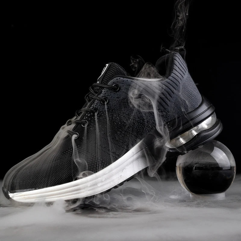 Unisex Sicherheitsschuhe mit Stahlkappe und Anti-Durchstich 4