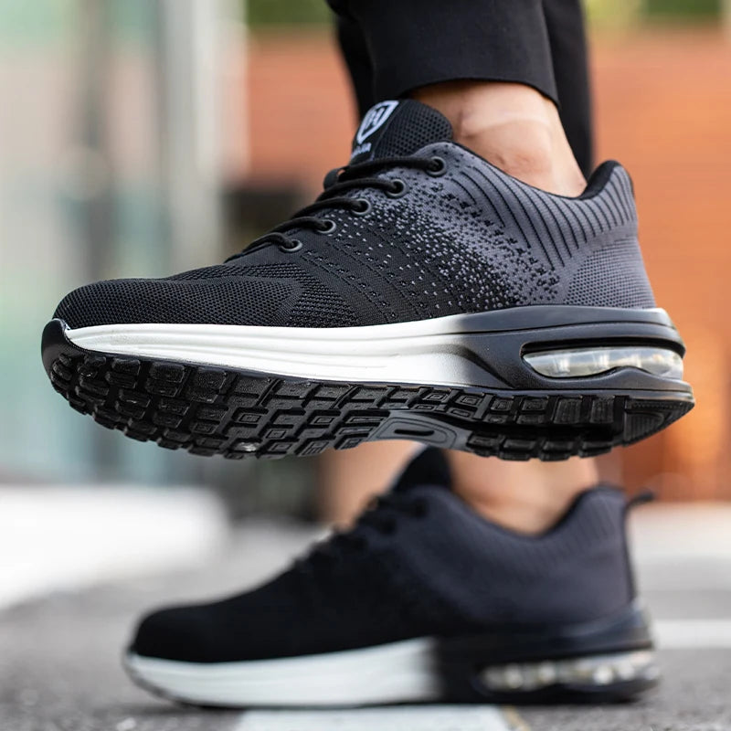 Unisex Sicherheitsschuhe mit Stahlkappe und Anti-Durchstich 5