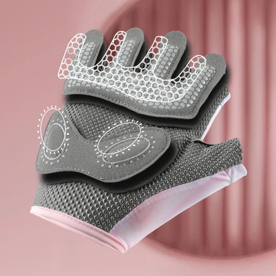 Unisex Sporthandschuhe Halbfinger Design für Fitness und Training 3