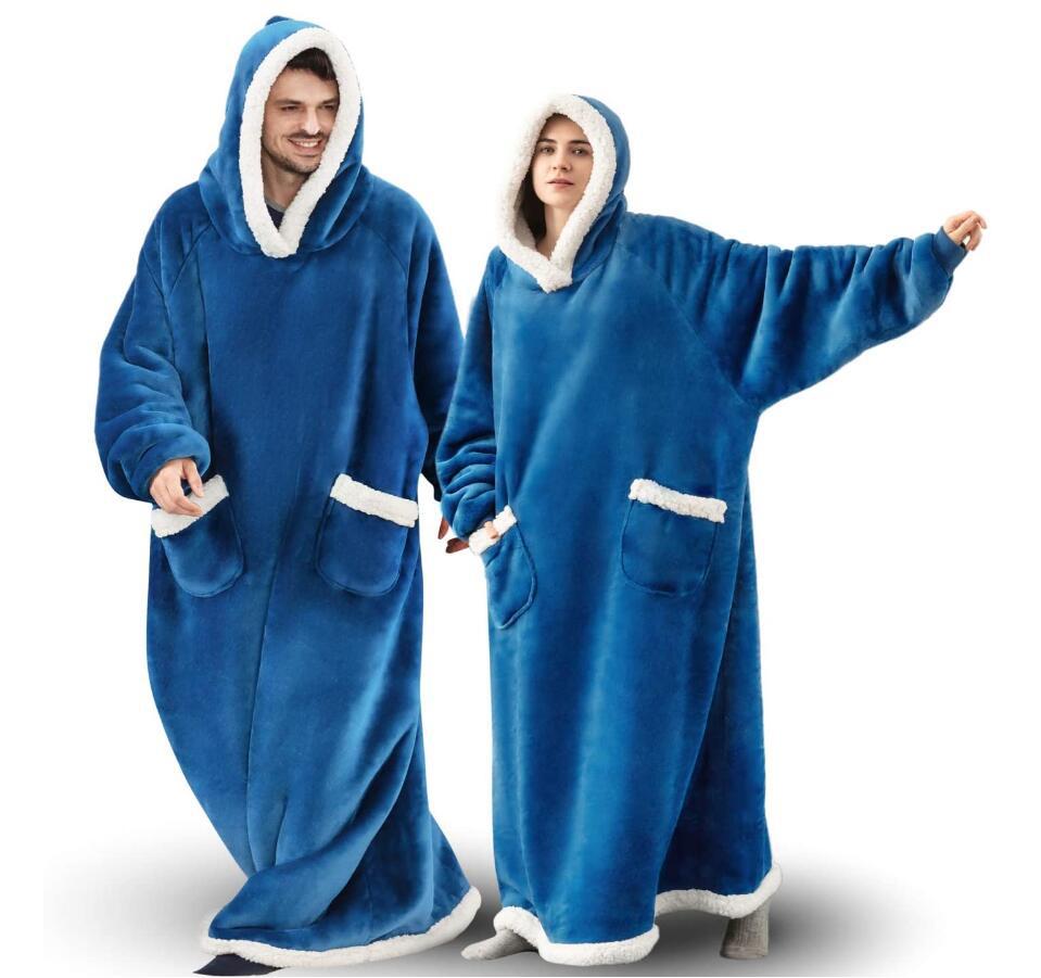 Unisex Tragbare Hoodie-Decke für ultimativen Komfort 2