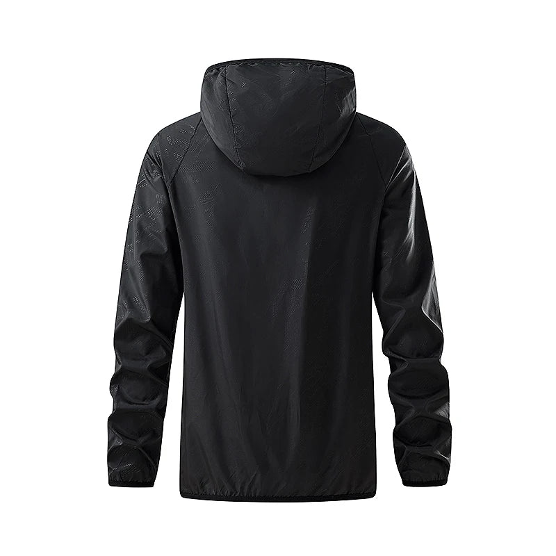 Unisex Wanderjacke mit Kapuze, wasserabweisend und UV-Schutz 1