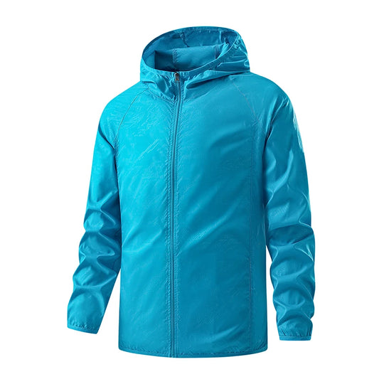 Unisex Wanderjacke mit Kapuze, wasserabweisend und UV-Schutz 9