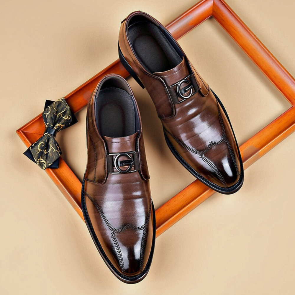 Herren Schuhe Elegantes Design Kunstleder Bequeme Passform 1