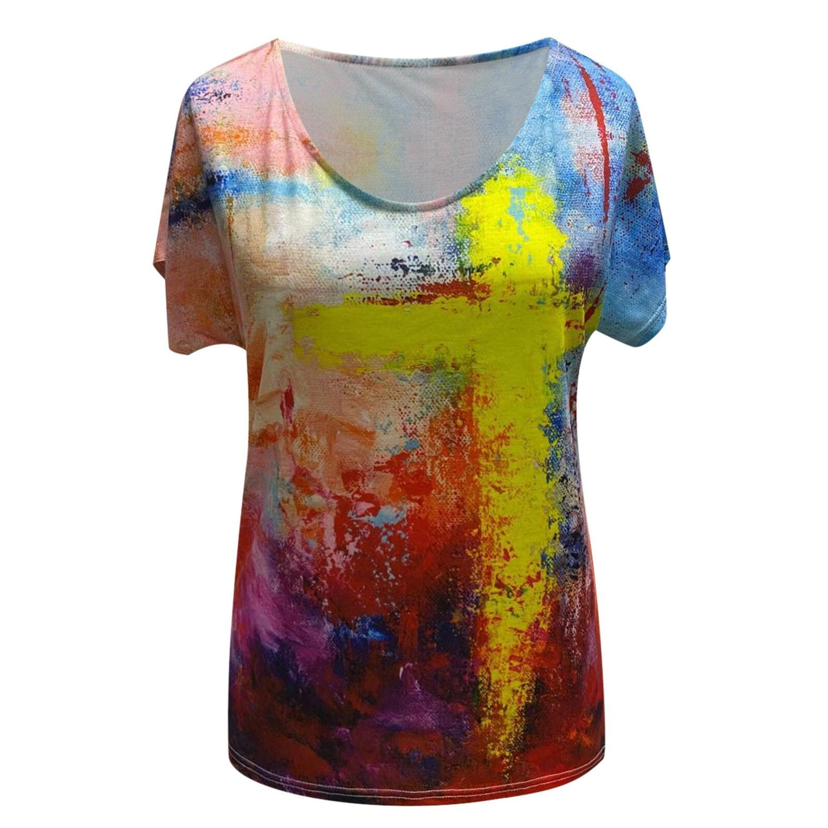 Vintage Cross Grafik-T-Shirts