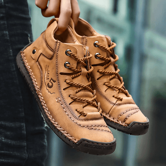 Vintage-Lederstiefel