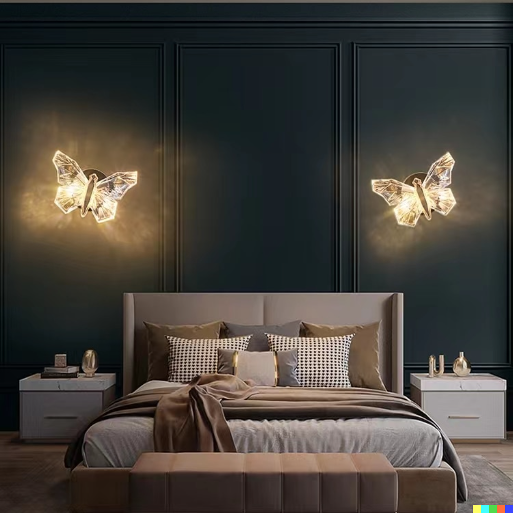 Wandleuchte Innen LED Schmetterlingsdesign für Wohnzimmer und Schlafzimmer 3