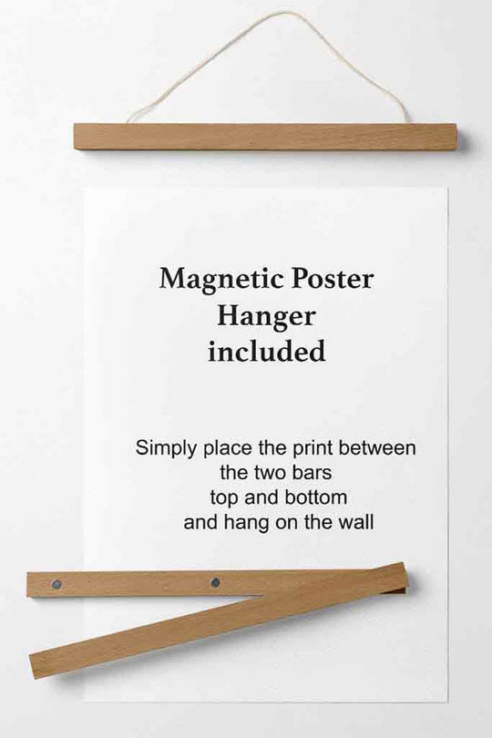 Wandposter Stadtansicht Columbia Aquarell-Design für Wohnzimmer und Büro 1
