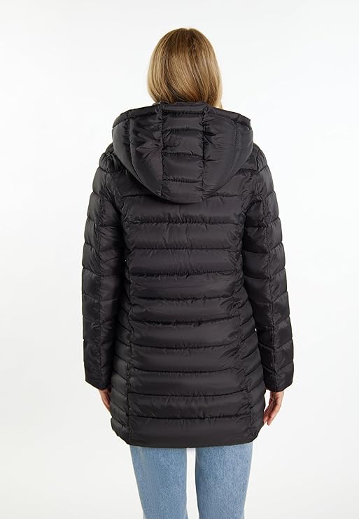 Langärmelige wattierte Jacke für Frauen