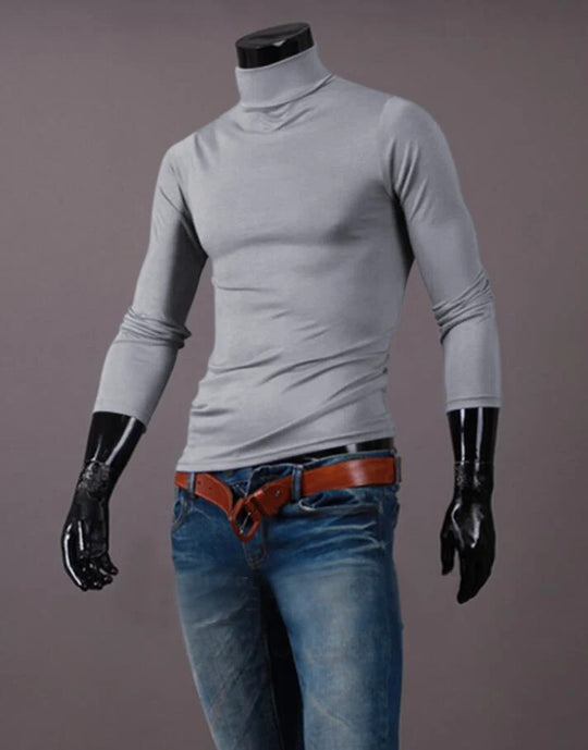 Thermoshirt für Männer mit hohem Halsausschnitt