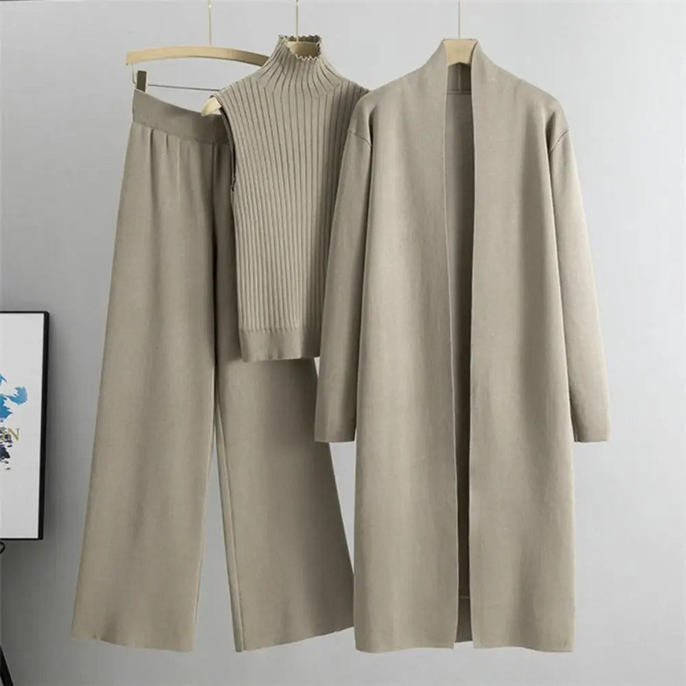3-teiliges Set Winterweste für Damen