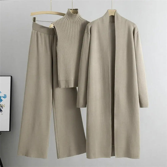 3-teiliges Set Winterweste für Damen