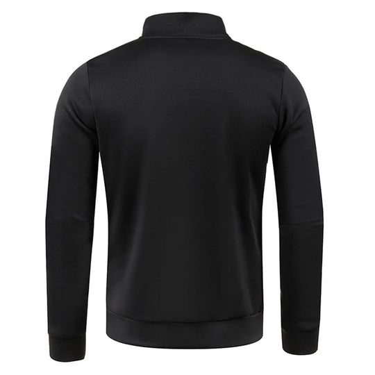 Herren-Pullover mit halbem Reißverschluss