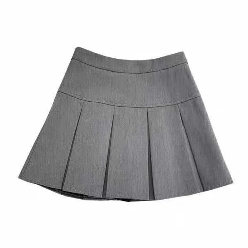 Frauen Faltenrock mit hoher Taille