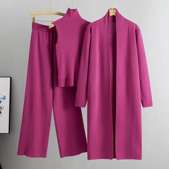 3-teiliges Set Winterweste für Damen