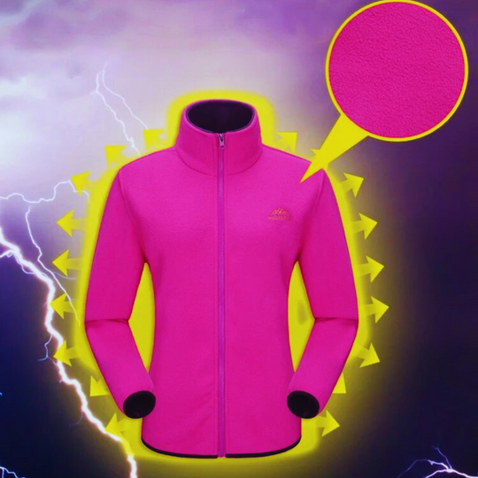 Mit Fleece gefütterte Damenjacke