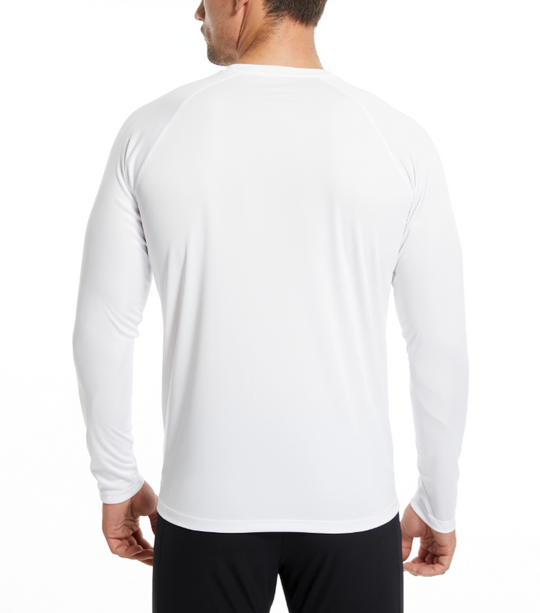 Langarm-T-Shirt aus Baumwolle für Männer