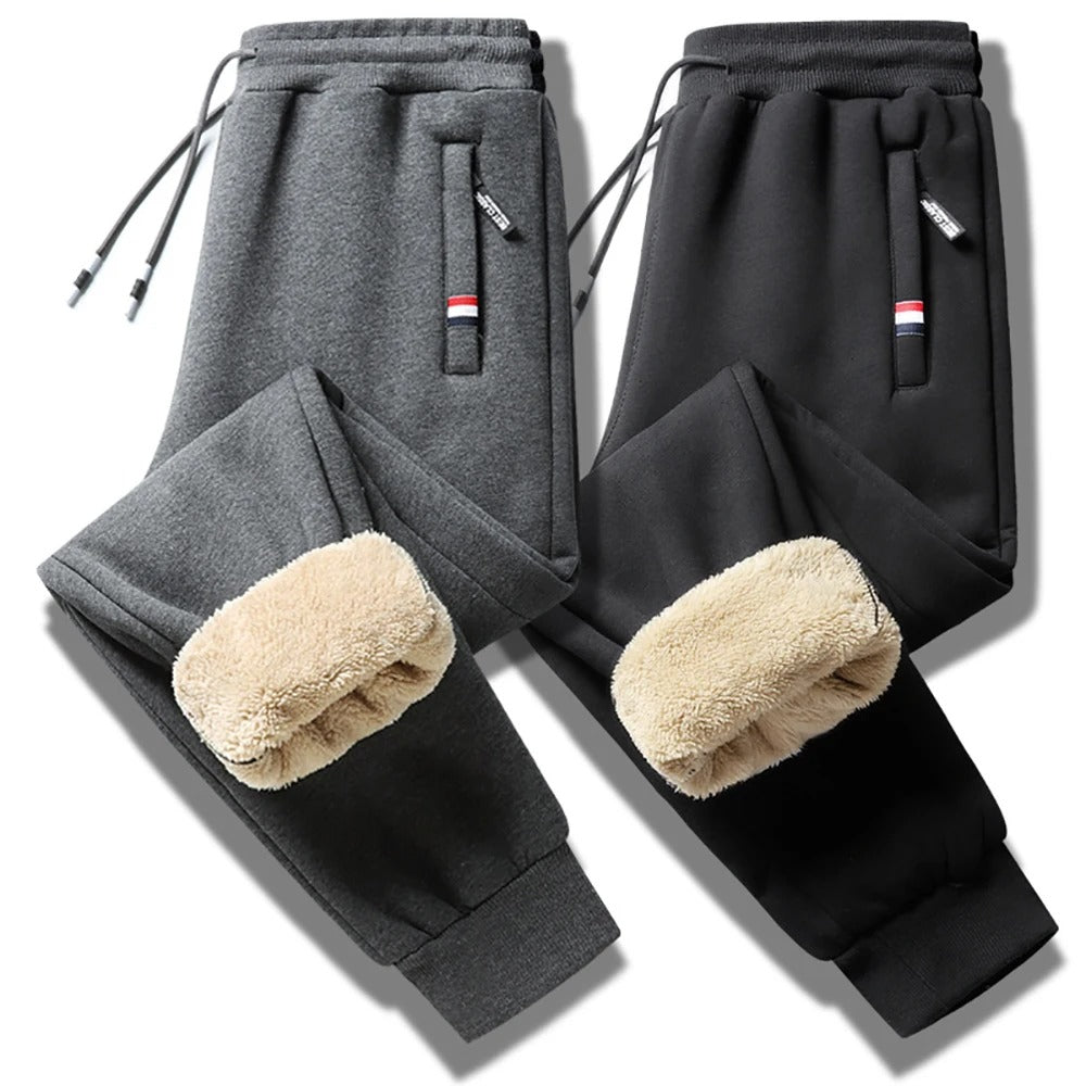 Herren Sweatpants mit Reißverschluss