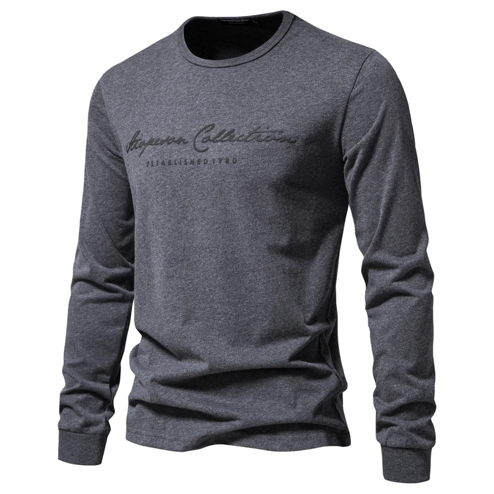 Lässiges T-Shirt mit Buchstabenaufdruck für Männer