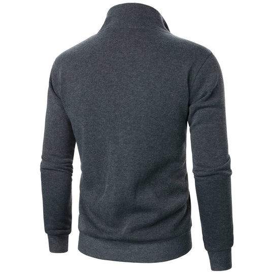 Freizeitjacke für Herren mit Stehkragen und Reißverschluss