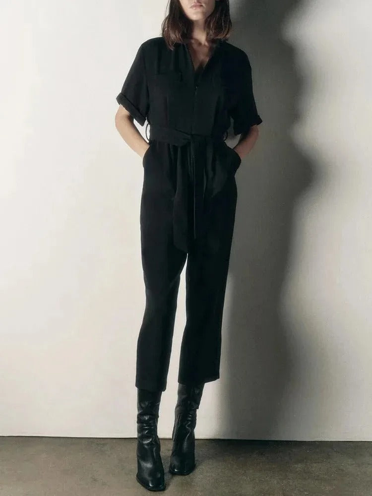 Kurzärmliger Overall für Frauen