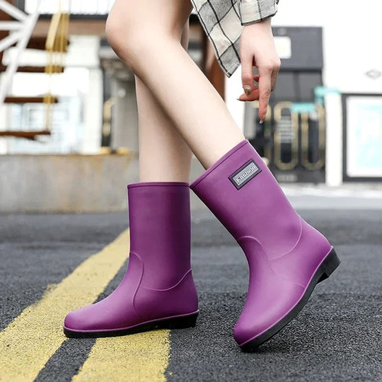Mid-Tube Regenstiefel für Frauen