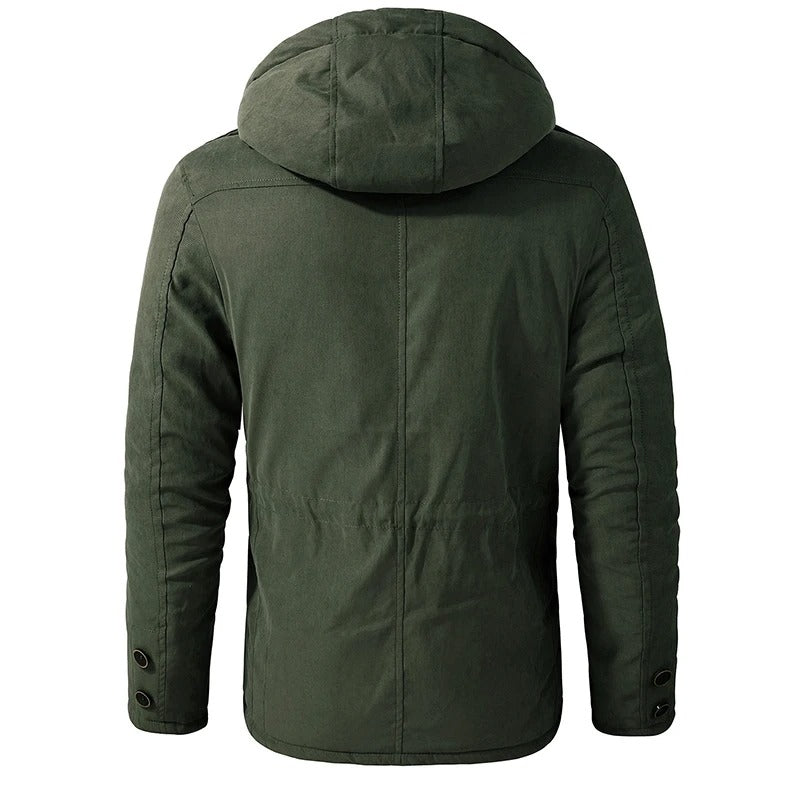 Kaschmir-Fleece-Winterjacke für Männer
