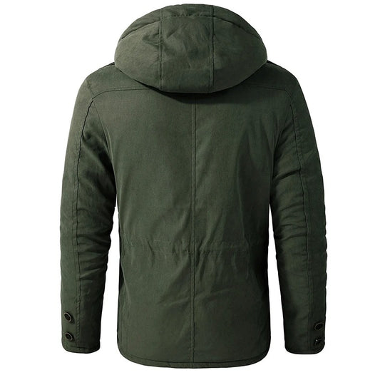 Kaschmir-Fleece-Winterjacke für Männer