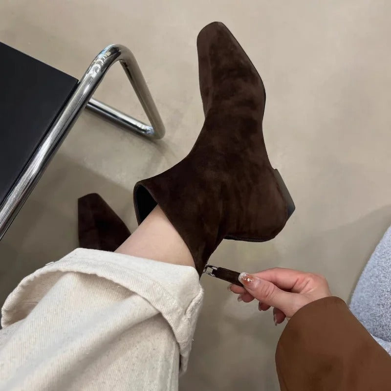 Wildlederstiefeletten für Frauen