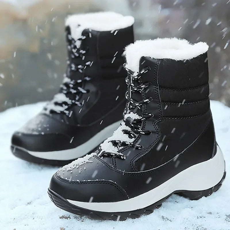 Frauen Plattform Outdoor Schneestiefel