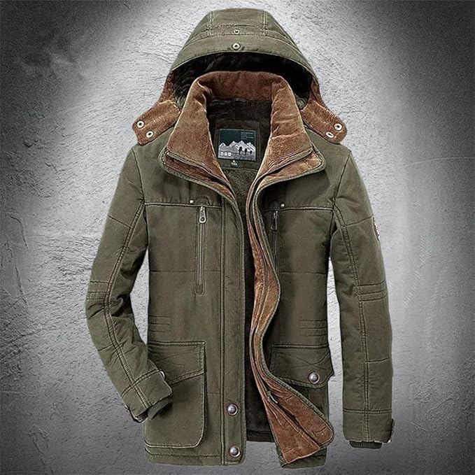 Thermojacke für Männer mit mehreren Taschen