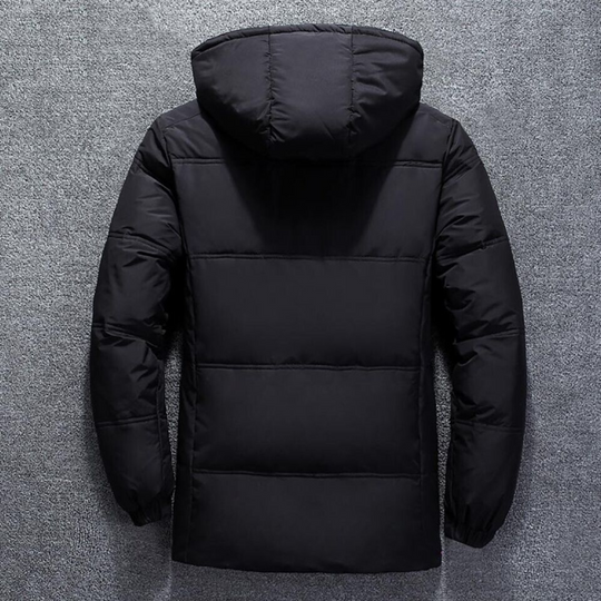 Warme Kapuzen-Pufferjacke für Männer