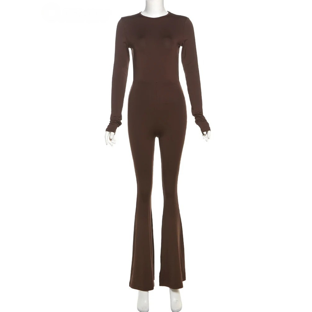 Rückenfreier Damen-Playsuit mit Neckholder