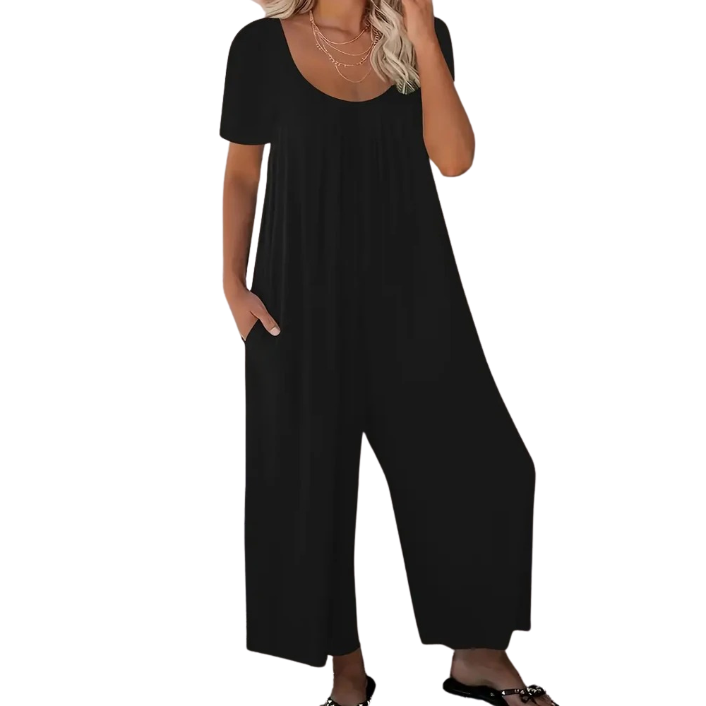 Sommerlicher schicker einfarbiger Overall