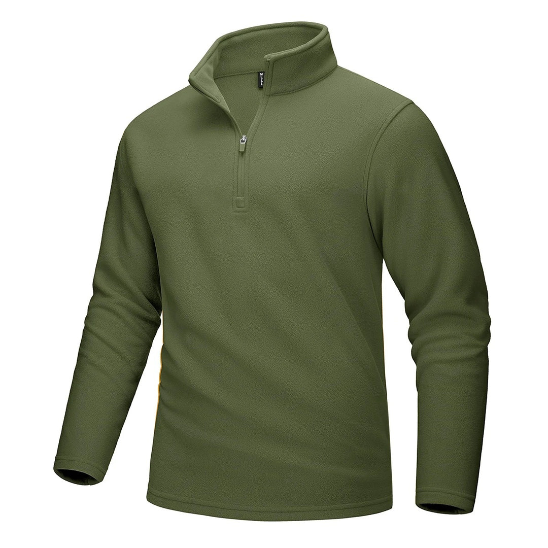 Fleece-Pullover mit halbem Reißverschluss für Männer